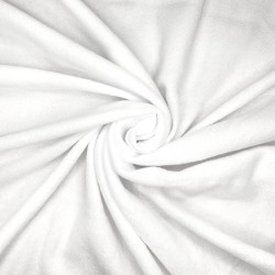 Флис Односторонний 130 гр/м2, цвет Белый (на отрез)  в Камышине