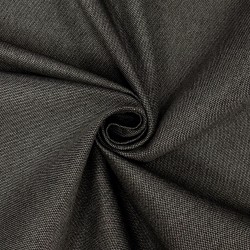 Ткань Рогожка (мебельная), цвет Тёмно-Серый (на отрез)  в Камышине