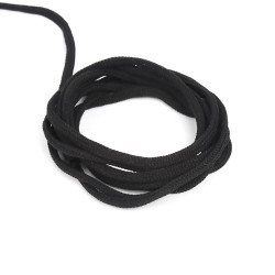 Шнур для одежды 4,5 мм, цвет Чёрный (на отрез)  в Камышине