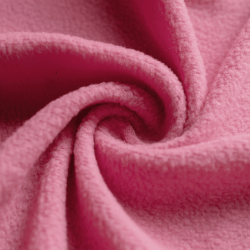 Флис Односторонний 130 гр/м2, цвет Розовый (на отрез)  в Камышине