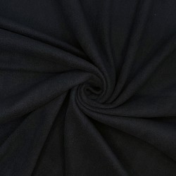 Флис Односторонний 130 гр/м2, цвет Черный (на отрез)  в Камышине
