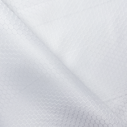 Ткань Оксфорд 300D PU Рип-Стоп СОТЫ, цвет Белый (на отрез)  в Камышине