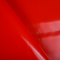 Ткань ПВХ 450 гр/м2, Красный (на отрез)  в Камышине