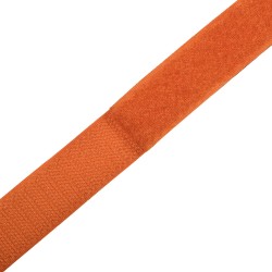 Контактная лента 25мм  Оранжевый (велькро-липучка, на отрез)  в Камышине