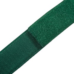 Контактная лента 40мм (38мм) цвет Зелёный (велькро-липучка, на отрез)  в Камышине