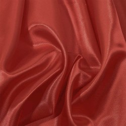 Ткань Атлас-сатин, цвет Красный (на отрез)  в Камышине