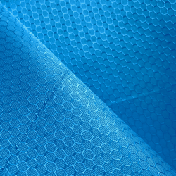 Ткань Оксфорд 300D PU Рип-Стоп СОТЫ, цвет Голубой (на отрез)  в Камышине